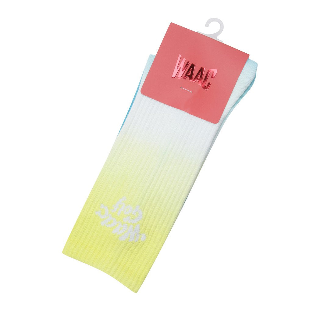 WOMEN タイダイソックス イエロー