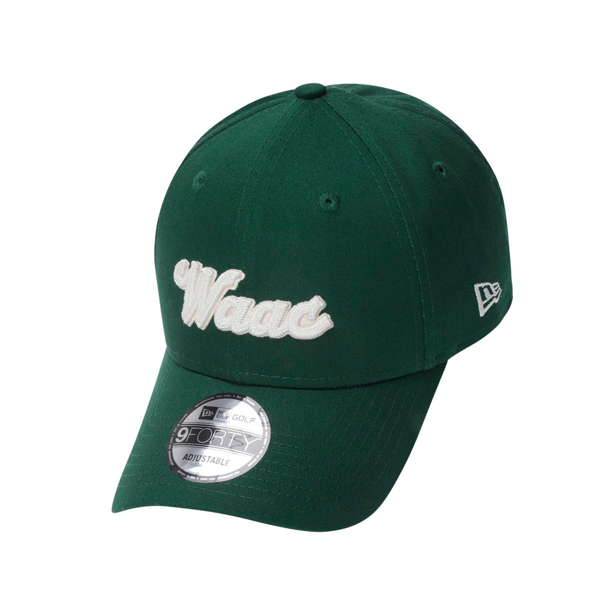 UNISEX NEW ERA 940 コットンロゴキャップ ダークグリーン