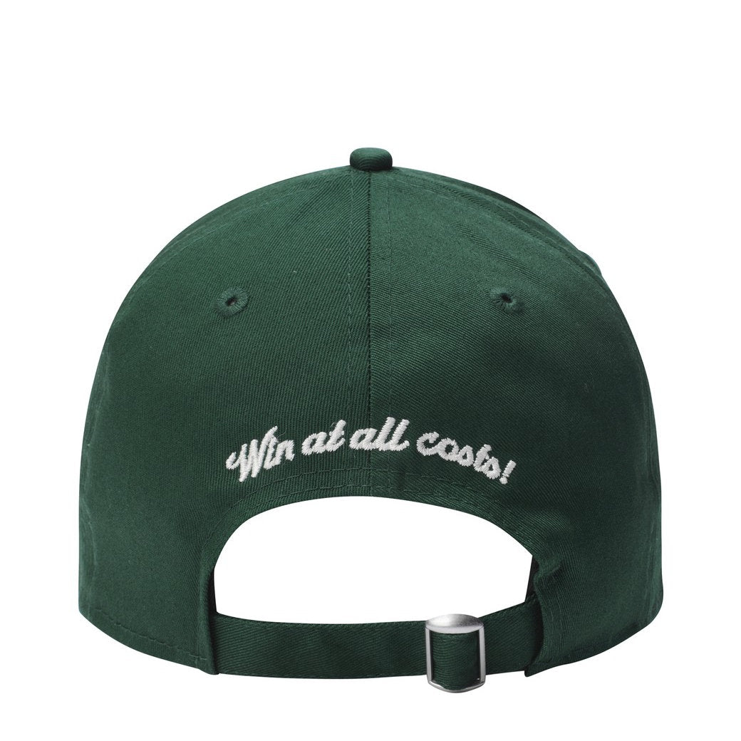 UNISEX NEW ERA 940 コットンロゴキャップ ダークグリーン