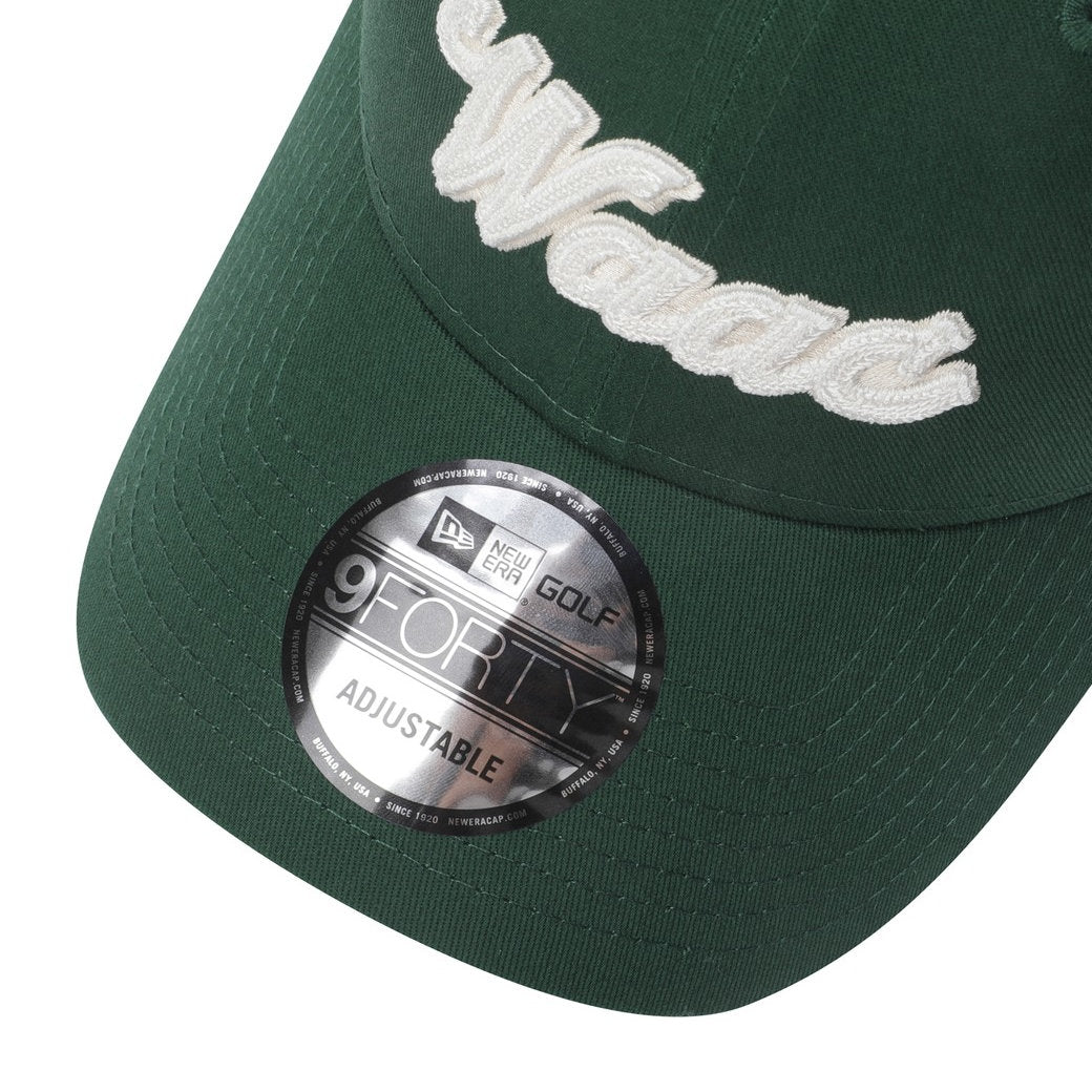 UNISEX NEW ERA 940 コットンロゴキャップ ダークグリーン