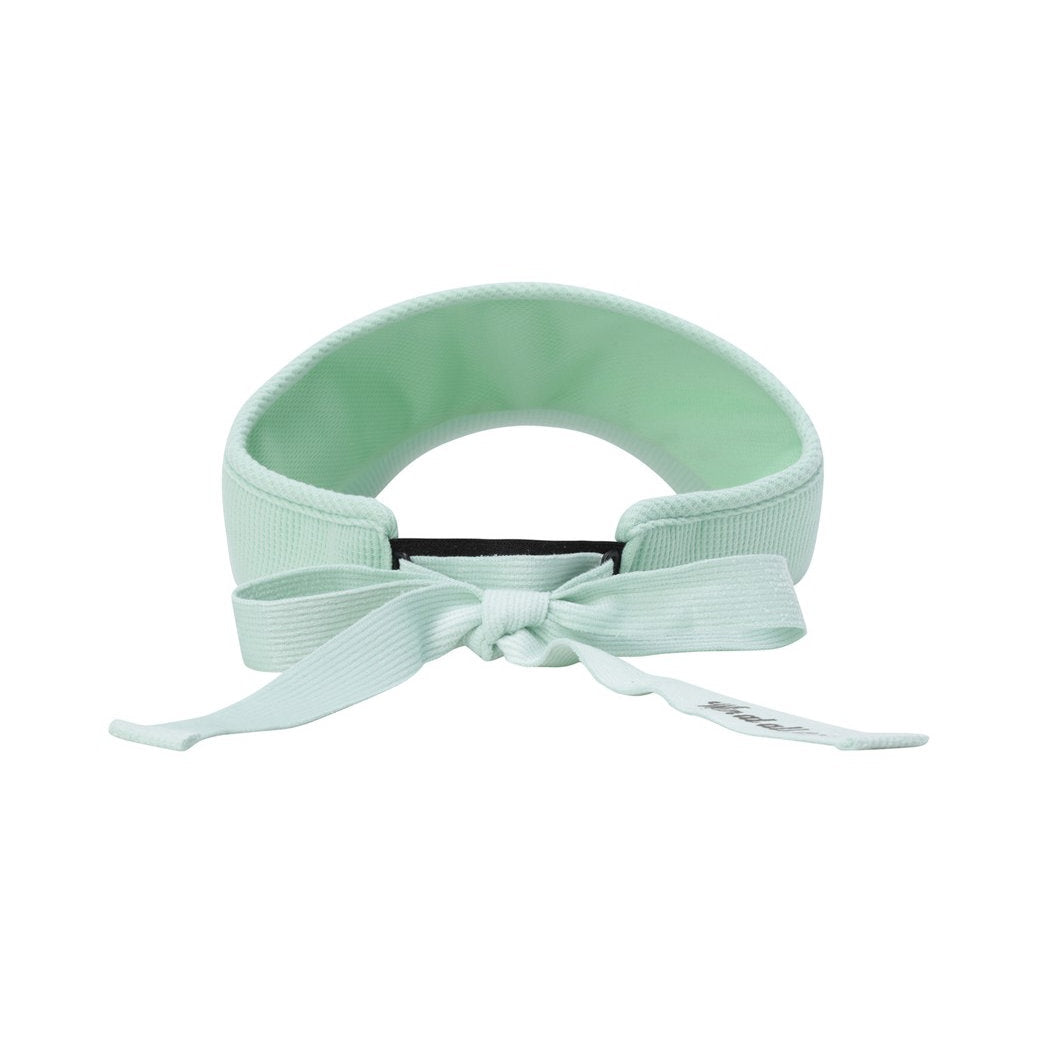 WOMEN ESSENTIALリボンバイザー ミント