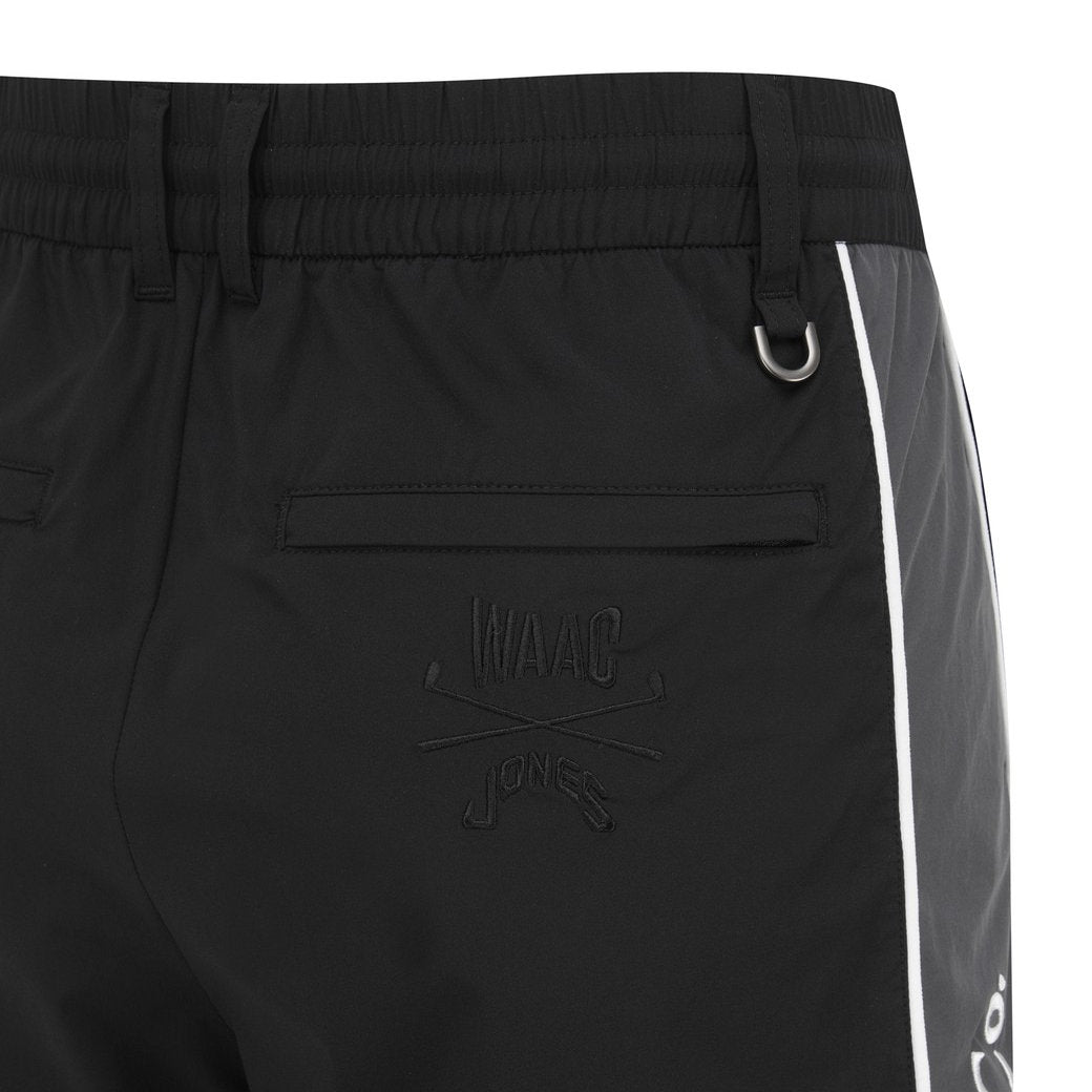 【WAAC X JONES】MEN パイピングハーフパンツ ブラック