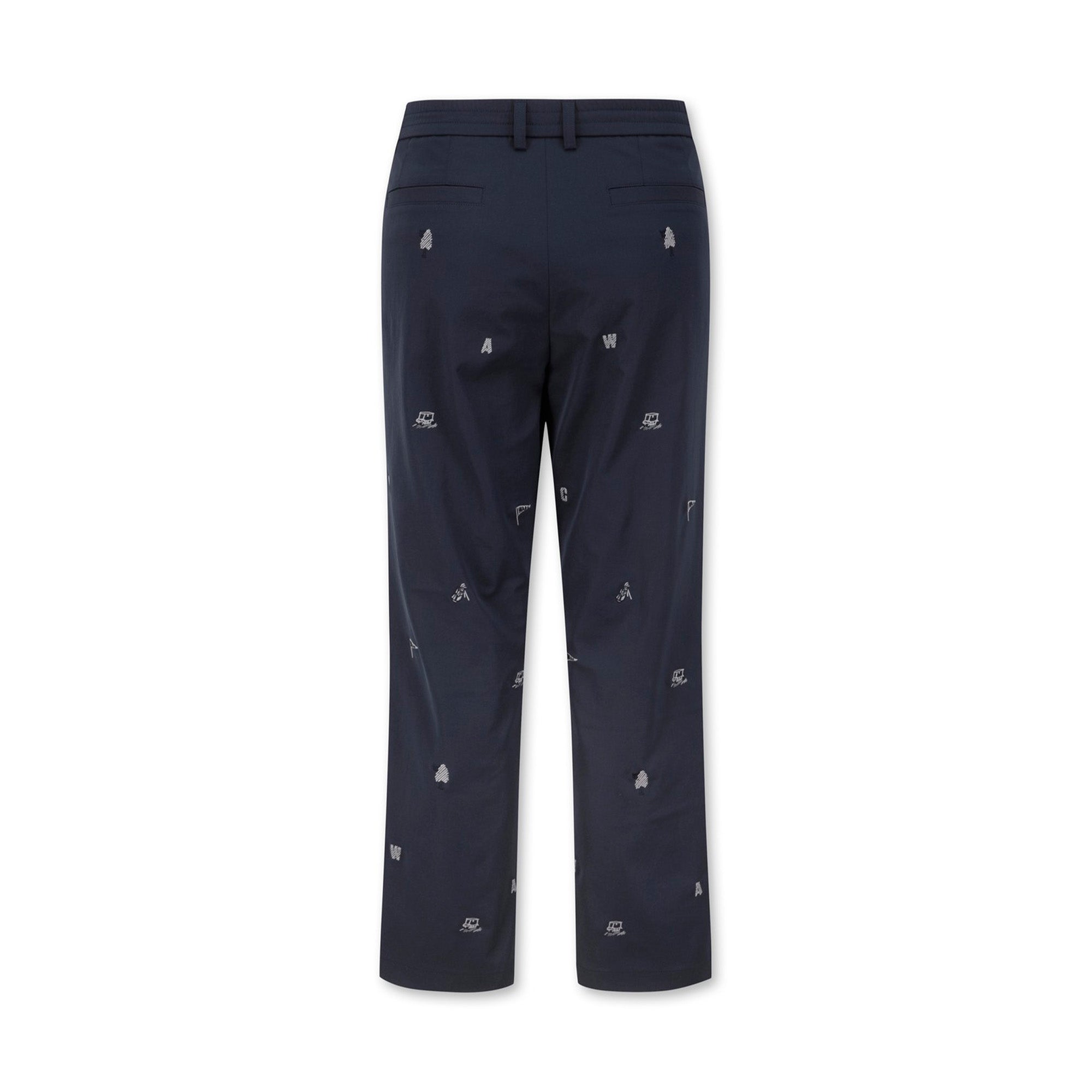 【25SS 新作】MEN ロゴエンブロイダリーパンツ ネイビー