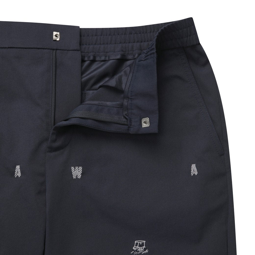 【25SS 新作】MEN ロゴエンブロイダリーパンツ ネイビー