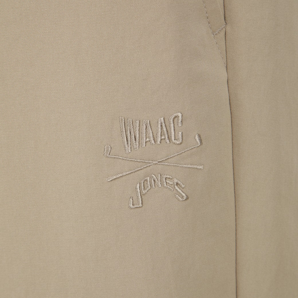 【WAAC X JONES】MEN テーパードパンツ ベージュ