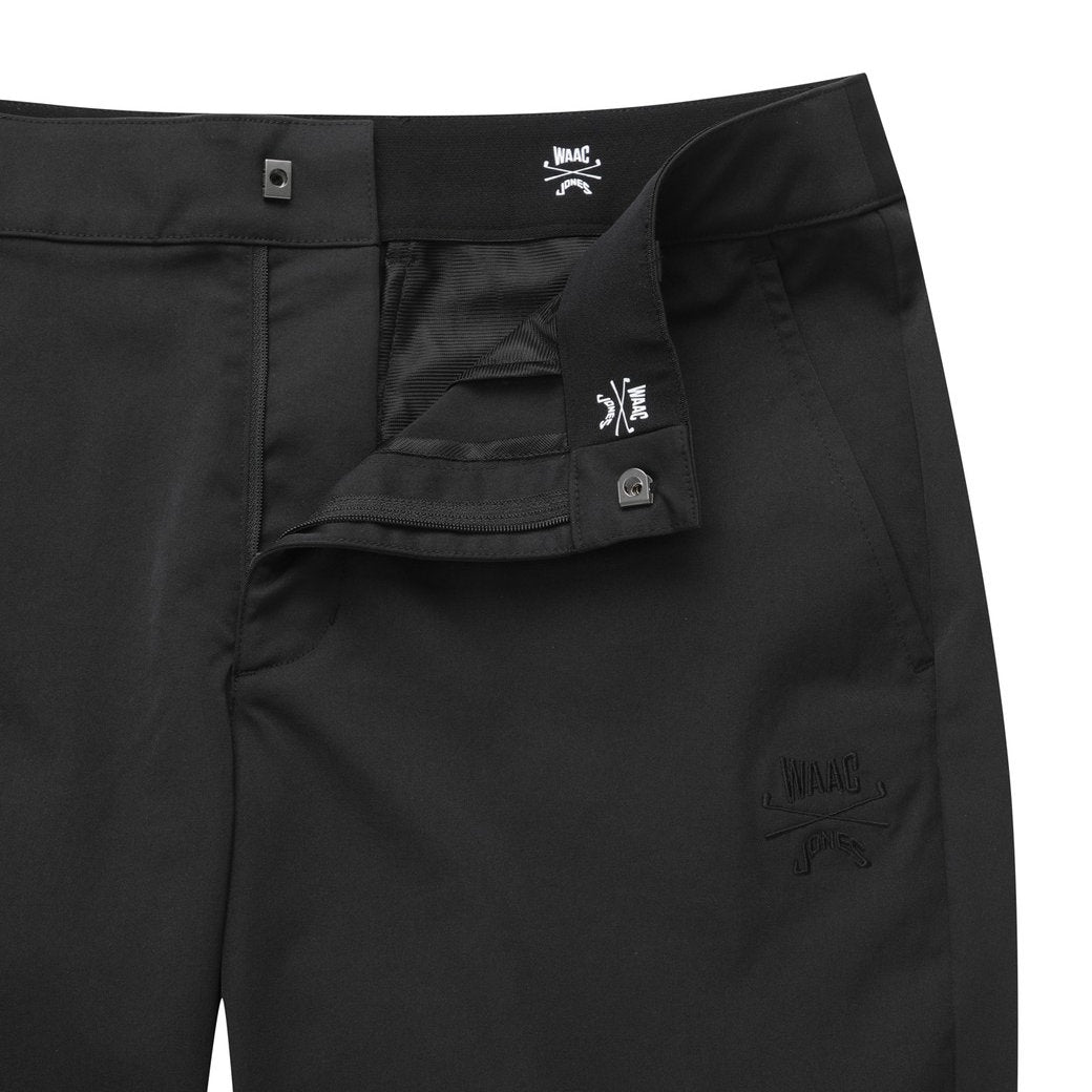 【WAAC X JONES】MEN テーパードパンツ ブラック