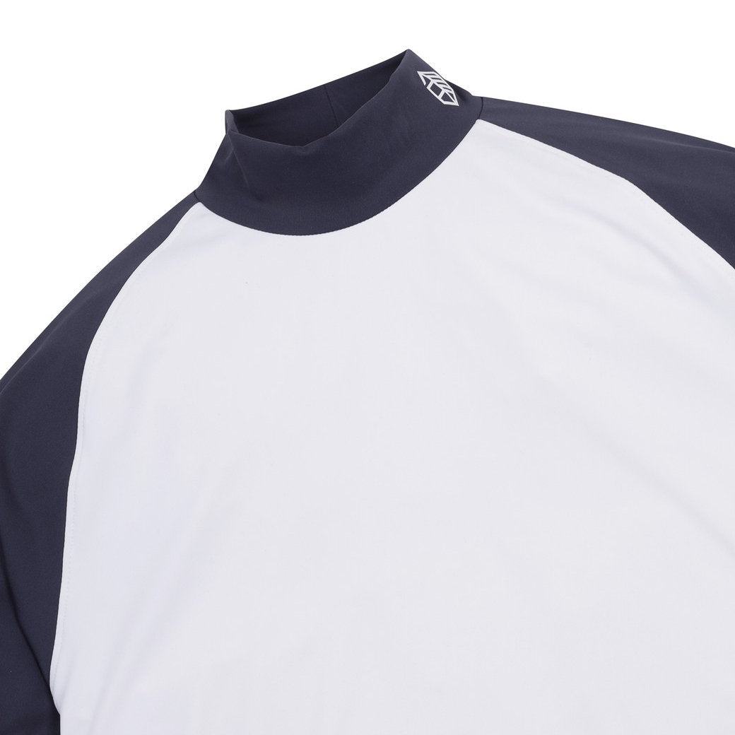 【WAAC X JONES】MEN ベースレイヤーモックネック ネイビー