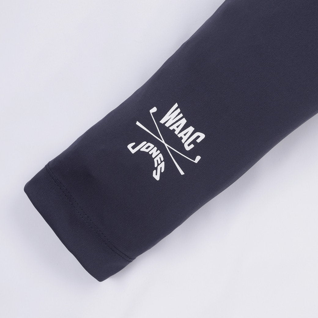 【WAAC X JONES】MEN ベースレイヤーモックネック ネイビー