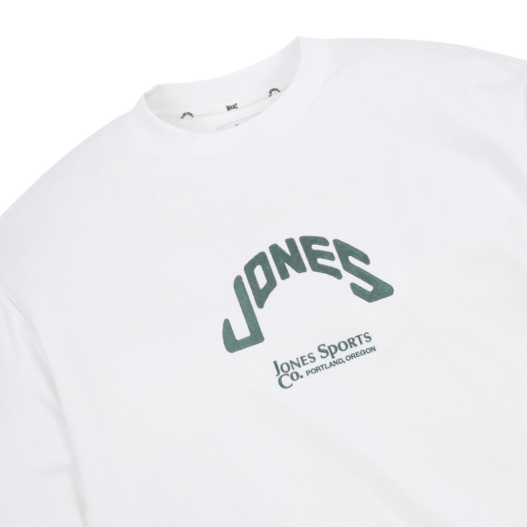 【WAAC X JONES】MEN クルーネックスウェット アイボリー