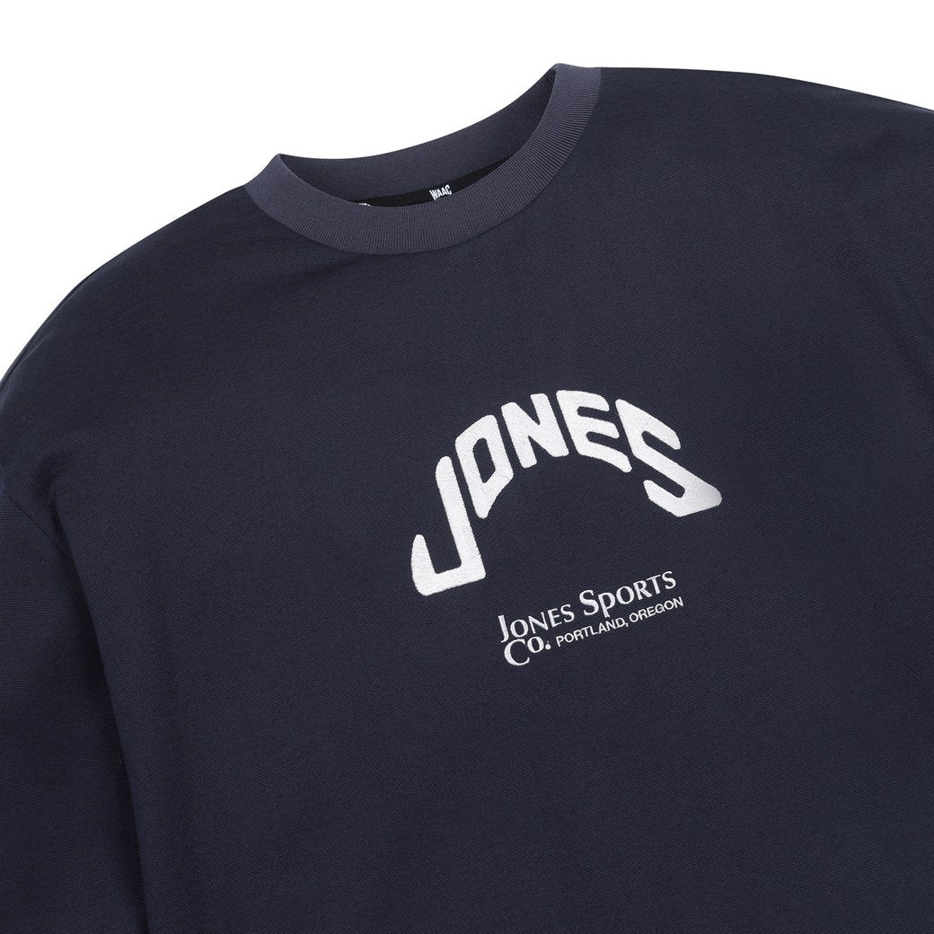 【WAAC X JONES】MEN クルーネックスウェット ネイビー