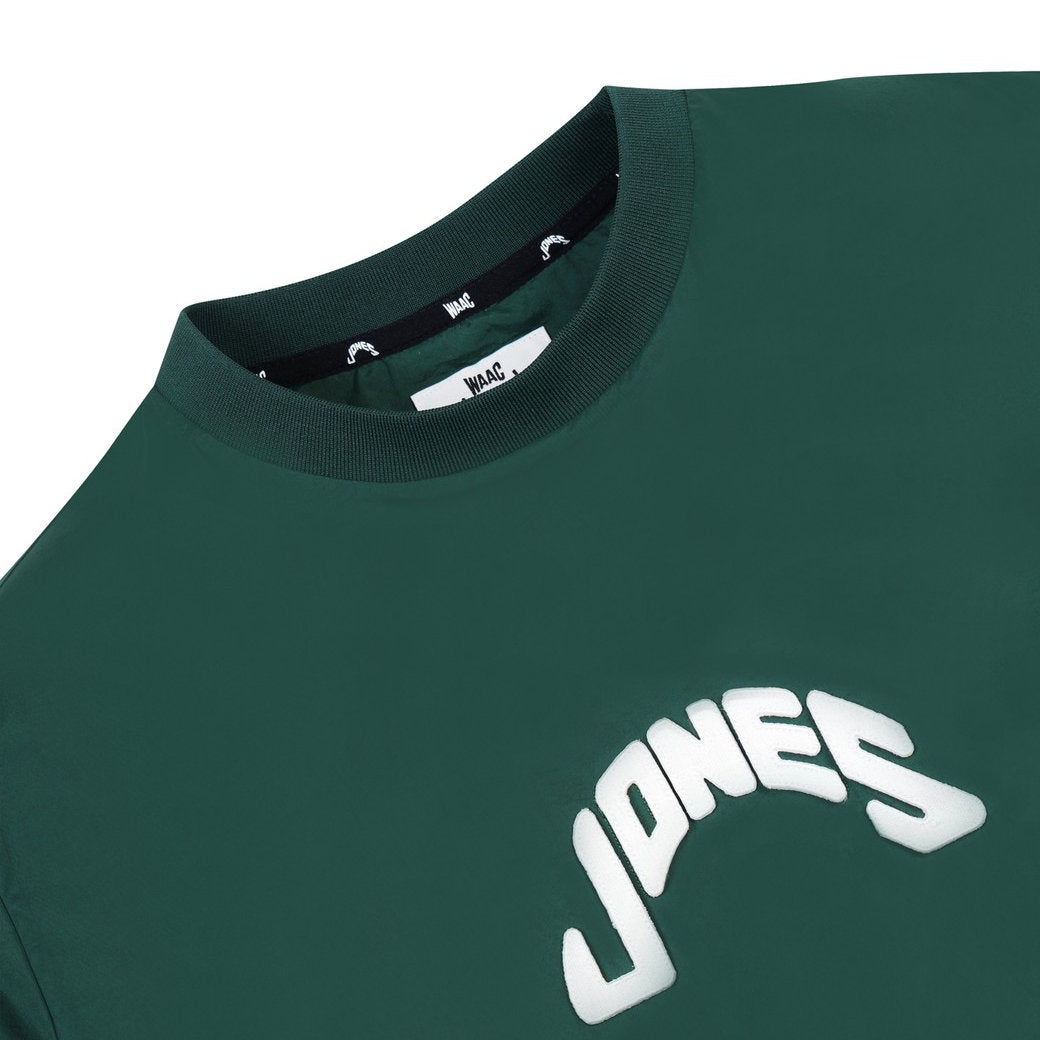 【WAAC X JONES】MEN ウーブンショートスリーブプルオーバー グリーン