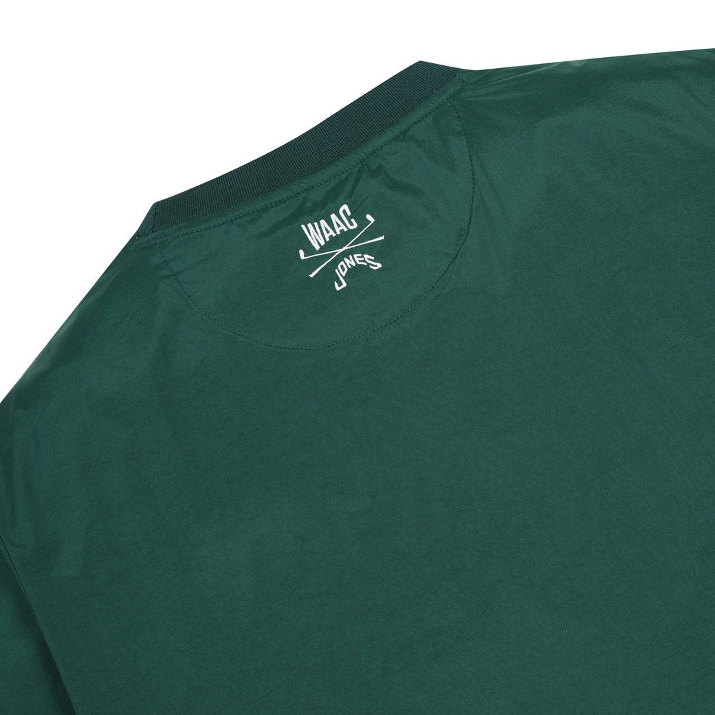 【WAAC X JONES】MEN ウーブンショートスリーブプルオーバー グリーン