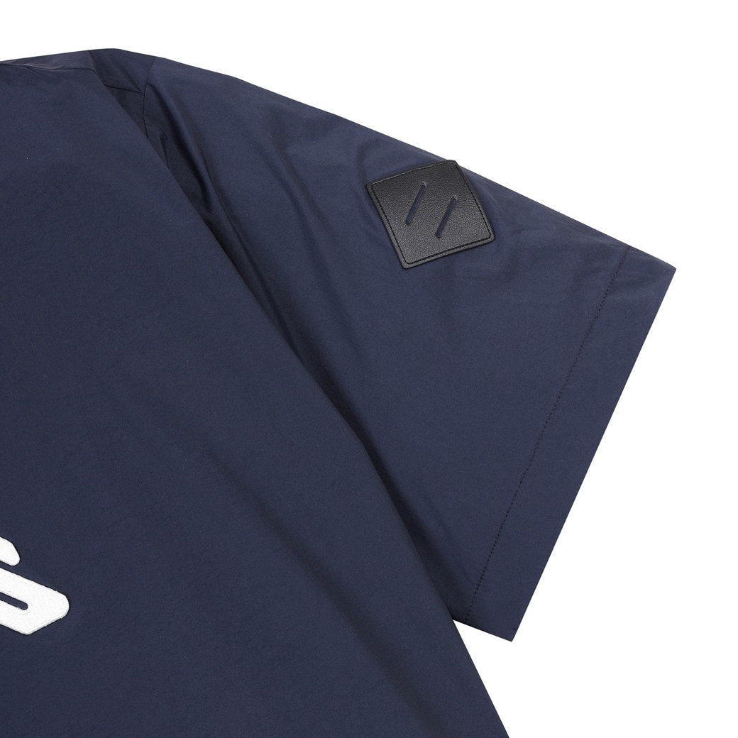 MEN ウーブンショートスリーブプルオーバー ネイビー