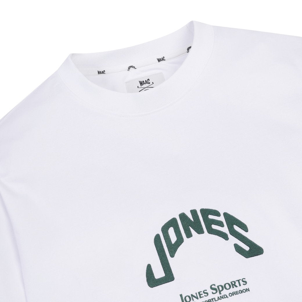 【WAAC X JONES】MEN クルーネックTシャツ ホワイト