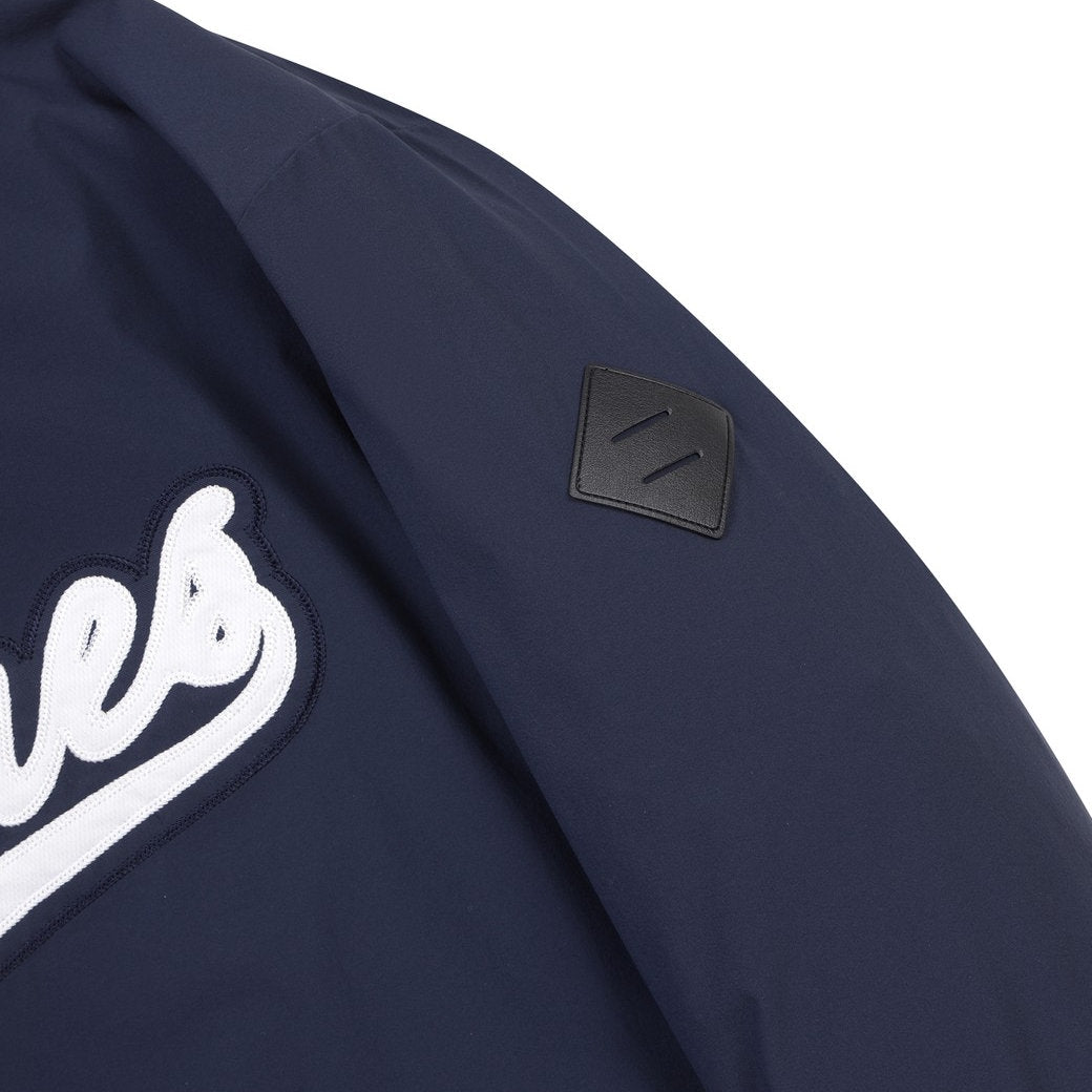 【WAAC X JONES】MEN カーブロゴプルオーバー ネイビー