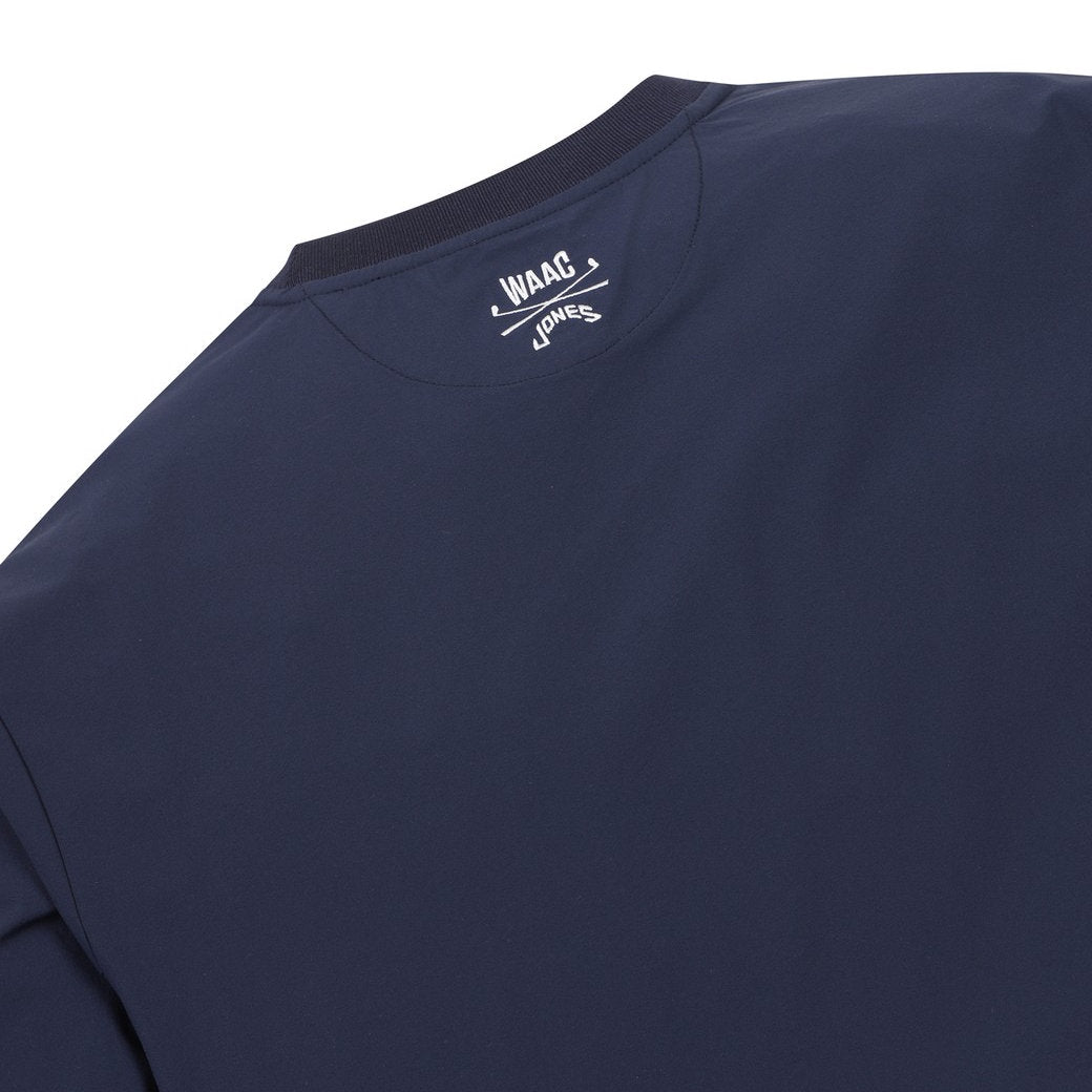 【WAAC X JONES】MEN カーブロゴプルオーバー ネイビー