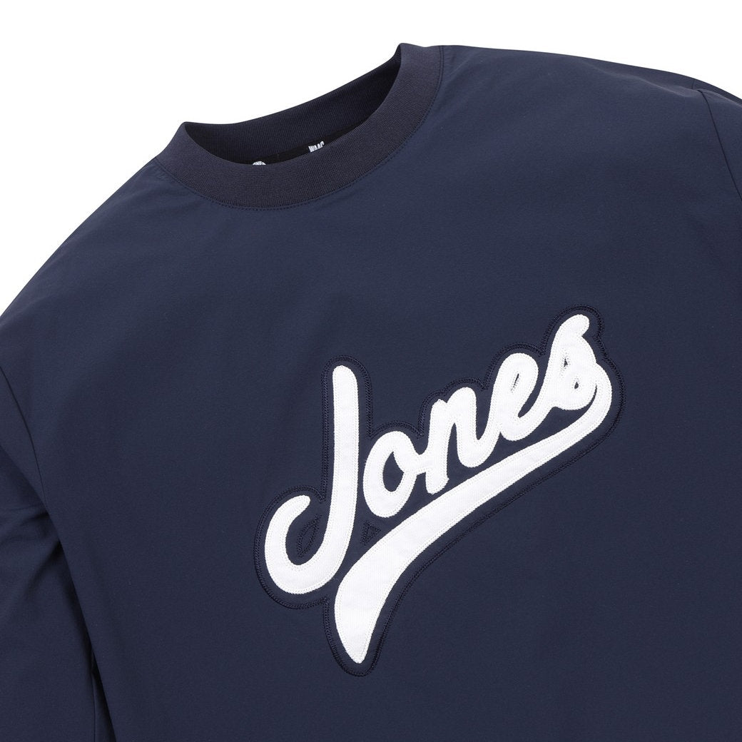 【WAAC X JONES】MEN カーブロゴプルオーバー ネイビー