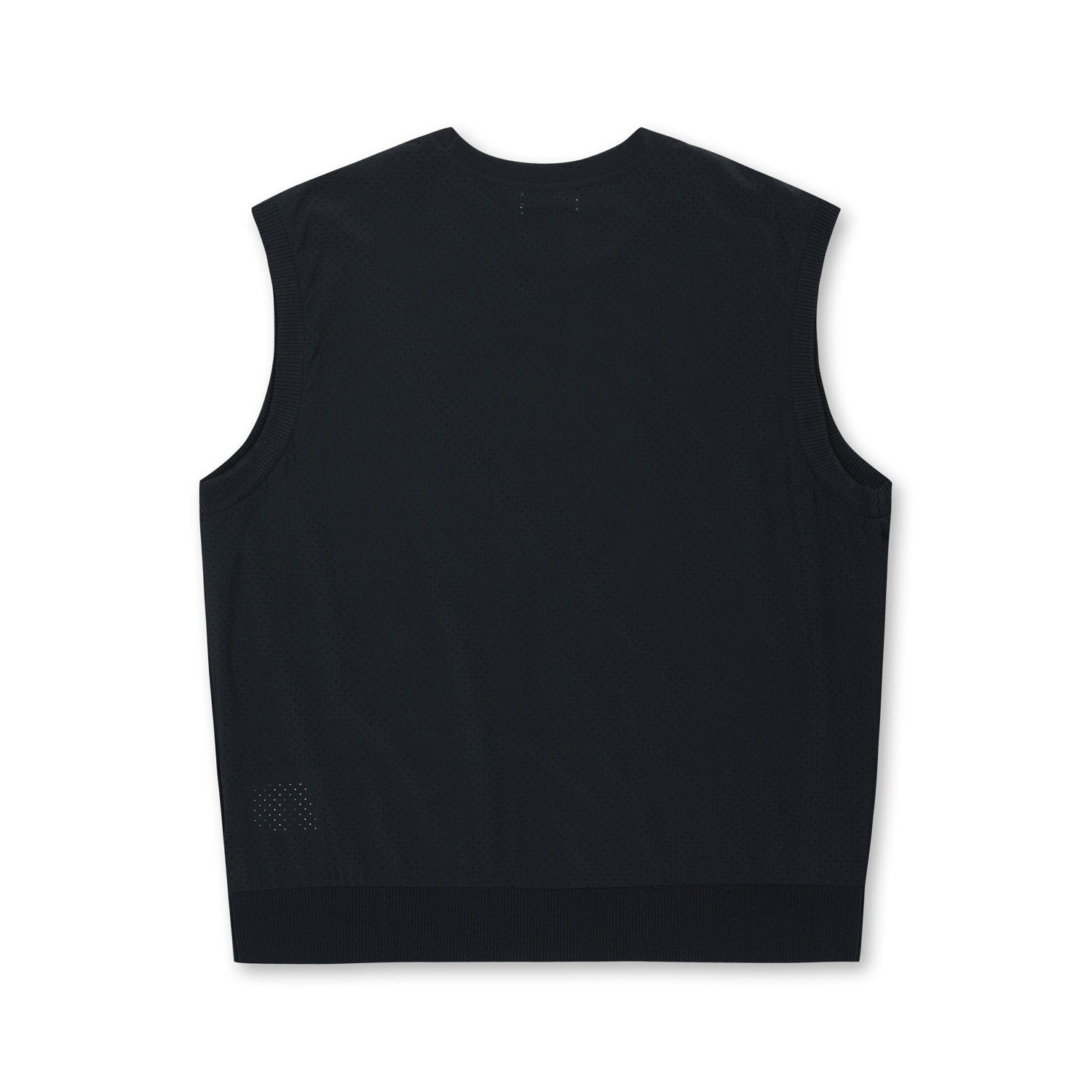 【WEB限定】MEN ハイブリッドニットベスト ブラック