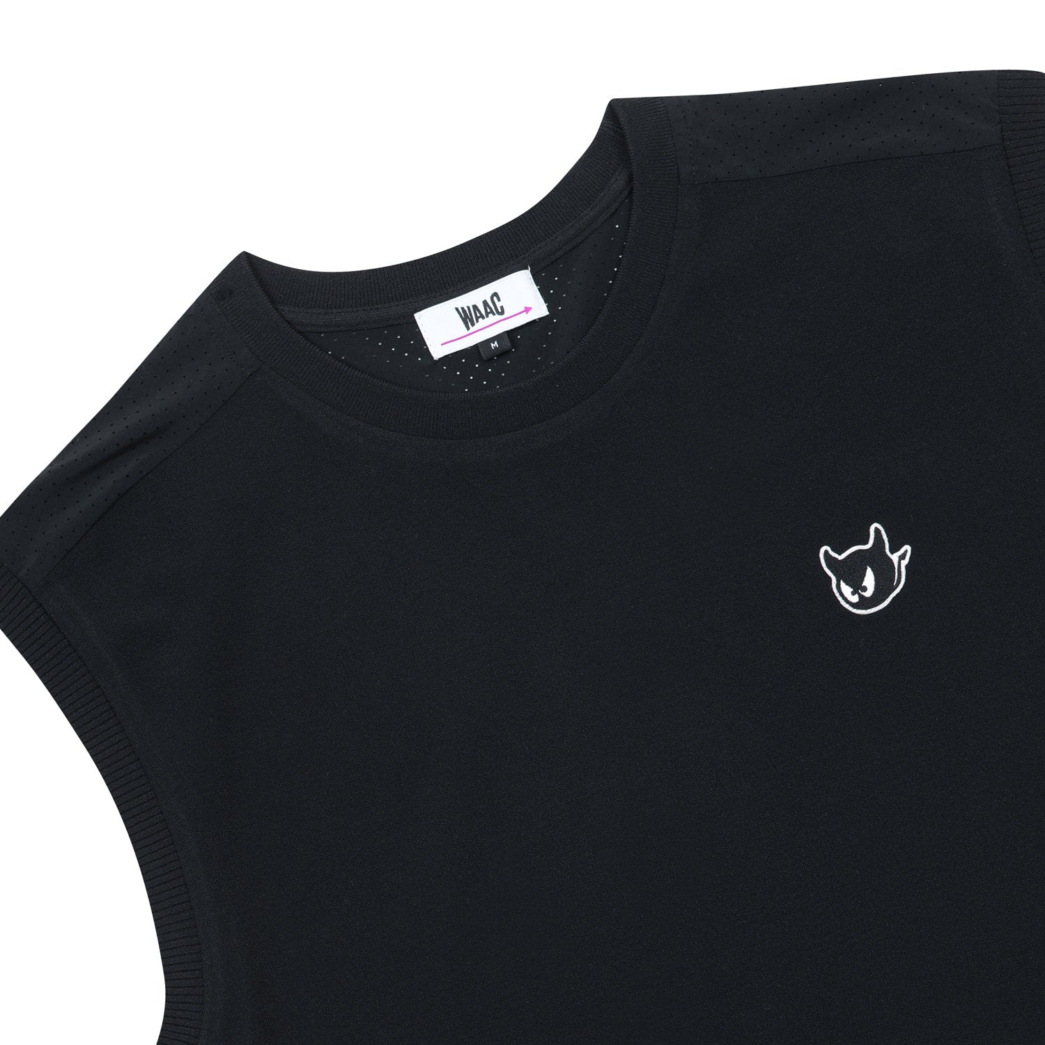 【WEB限定】MEN ハイブリッドニットベスト ブラック