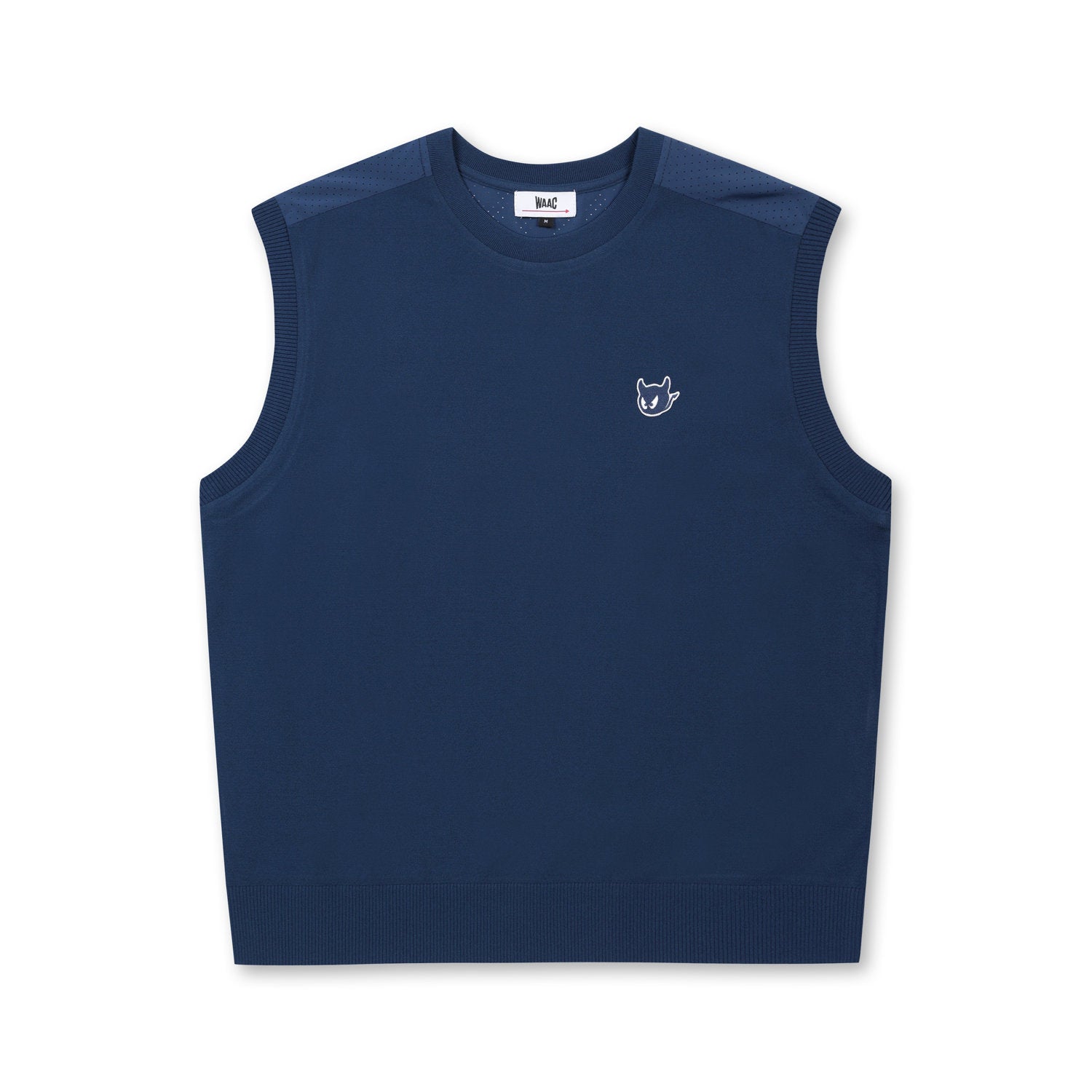 【WEB限定】MEN ハイブリッドニットベスト ブルー