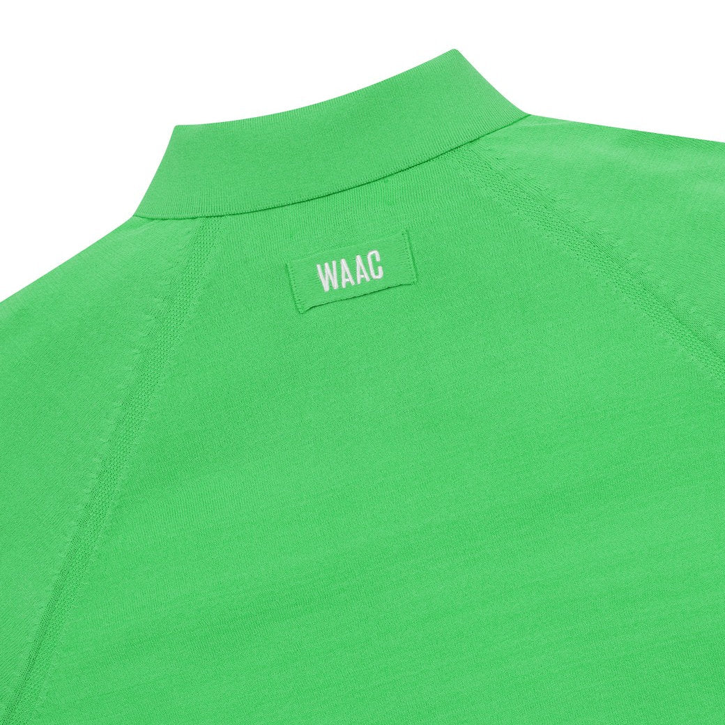 【25SS 新作|WEB限定】MEN ホールガーメントニットポロ ネオングリーン