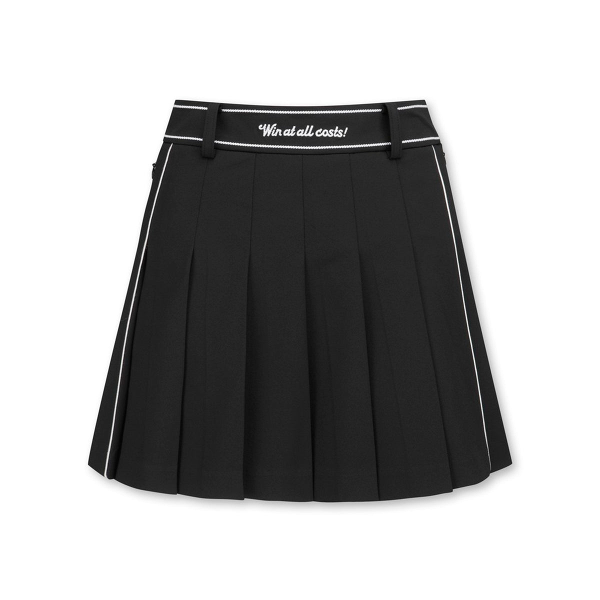 WOMEN ESSENTIALプリーツスカート ブラック