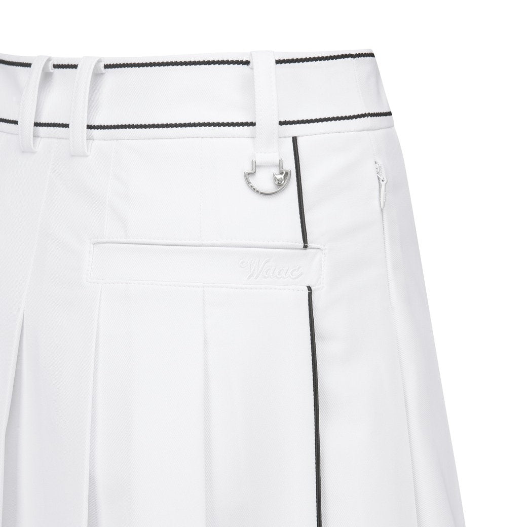 【25SS 新作】WOMEN ESSENTIALプリーツスカート ホワイト