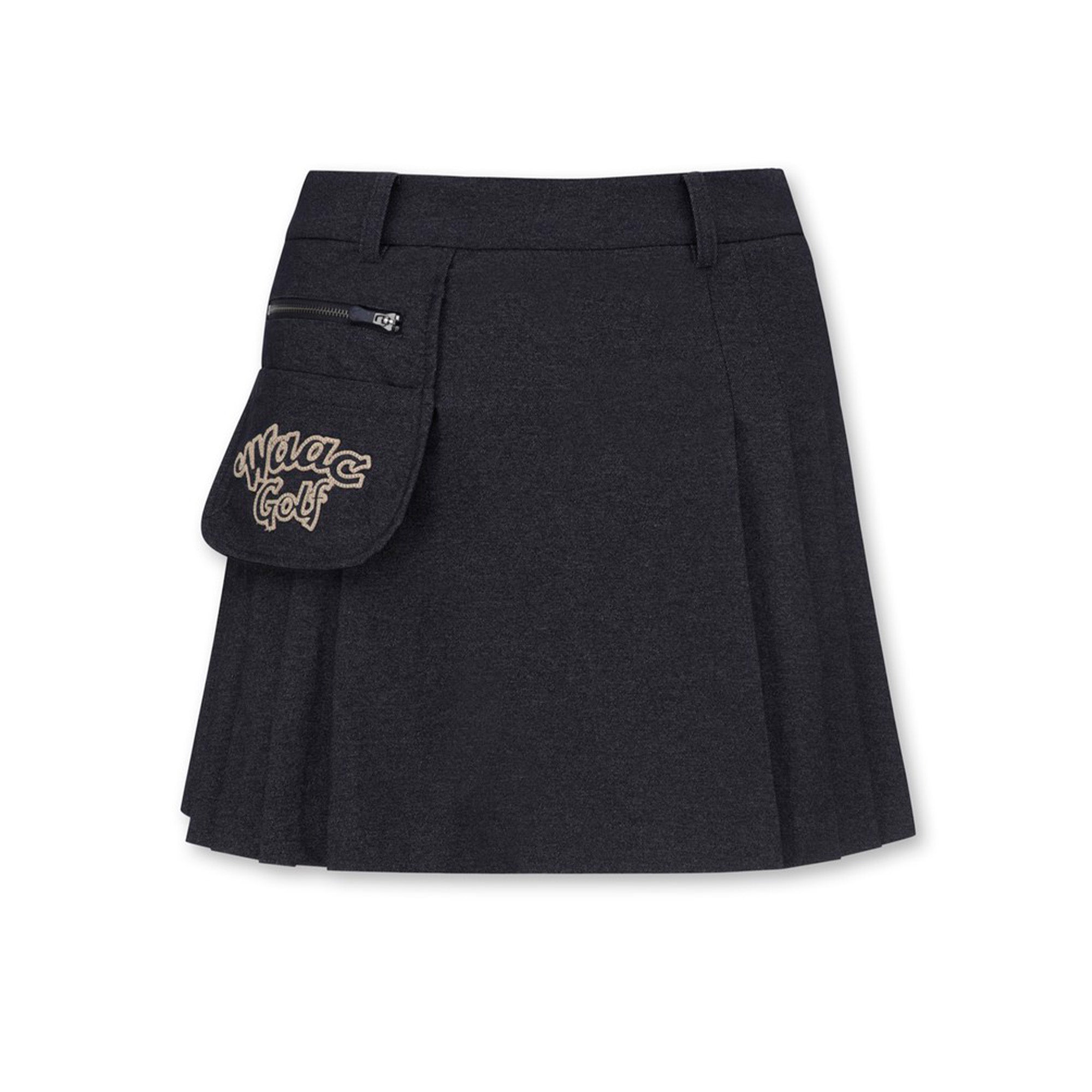 【25SS 新作】WOMEN デニムライクプリーツスカート インディゴ