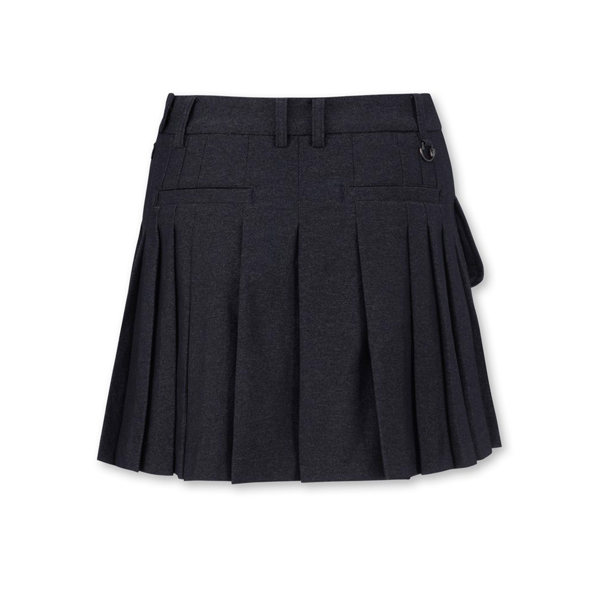 【25SS 新作】WOMEN デニムライクプリーツスカート インディゴ