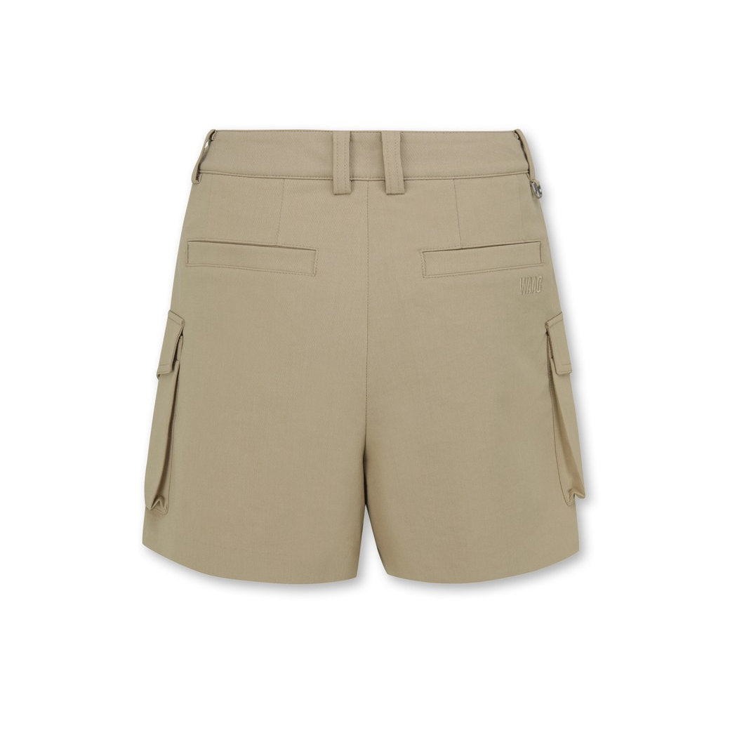 【25SS 新作|WAAC X JONES】WOMEN カーゴショートパンツ ベージュ