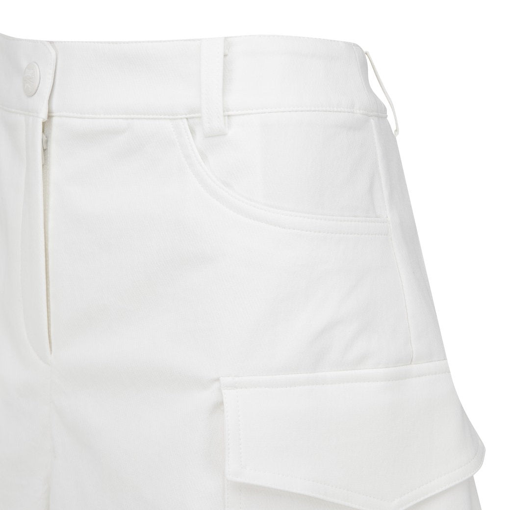 【WAAC X JONES】WOMEN カーゴショートパンツ ホワイト