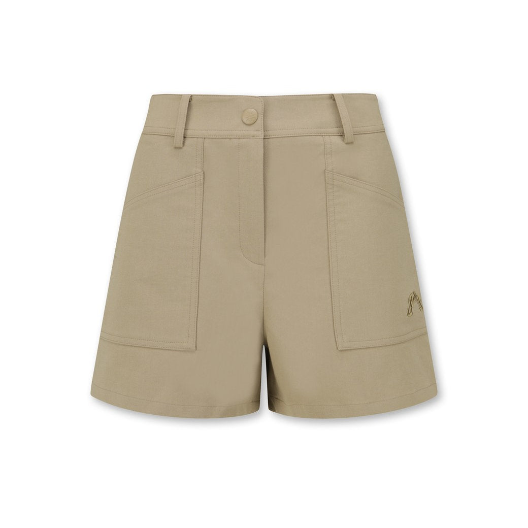 【WAAC X JONES】WOMEN ベイカーショートパンツ ベージュ