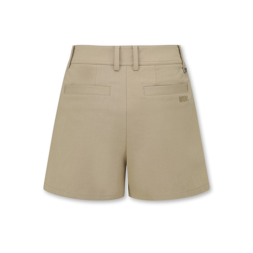 【WAAC X JONES】WOMEN ベイカーショートパンツ ベージュ