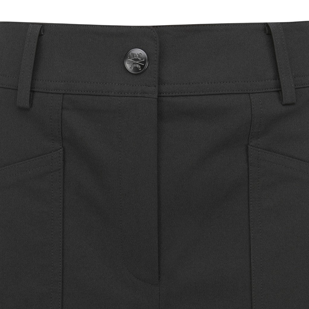 【WAAC X JONES】WOMEN ベイカーショートパンツ ブラック