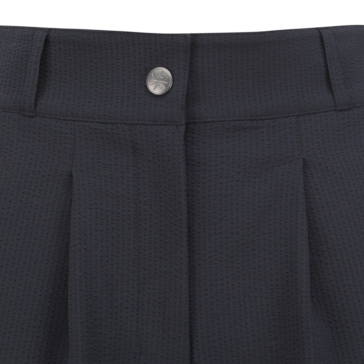 WOMEN シアサッカーショートパンツ ネイビー