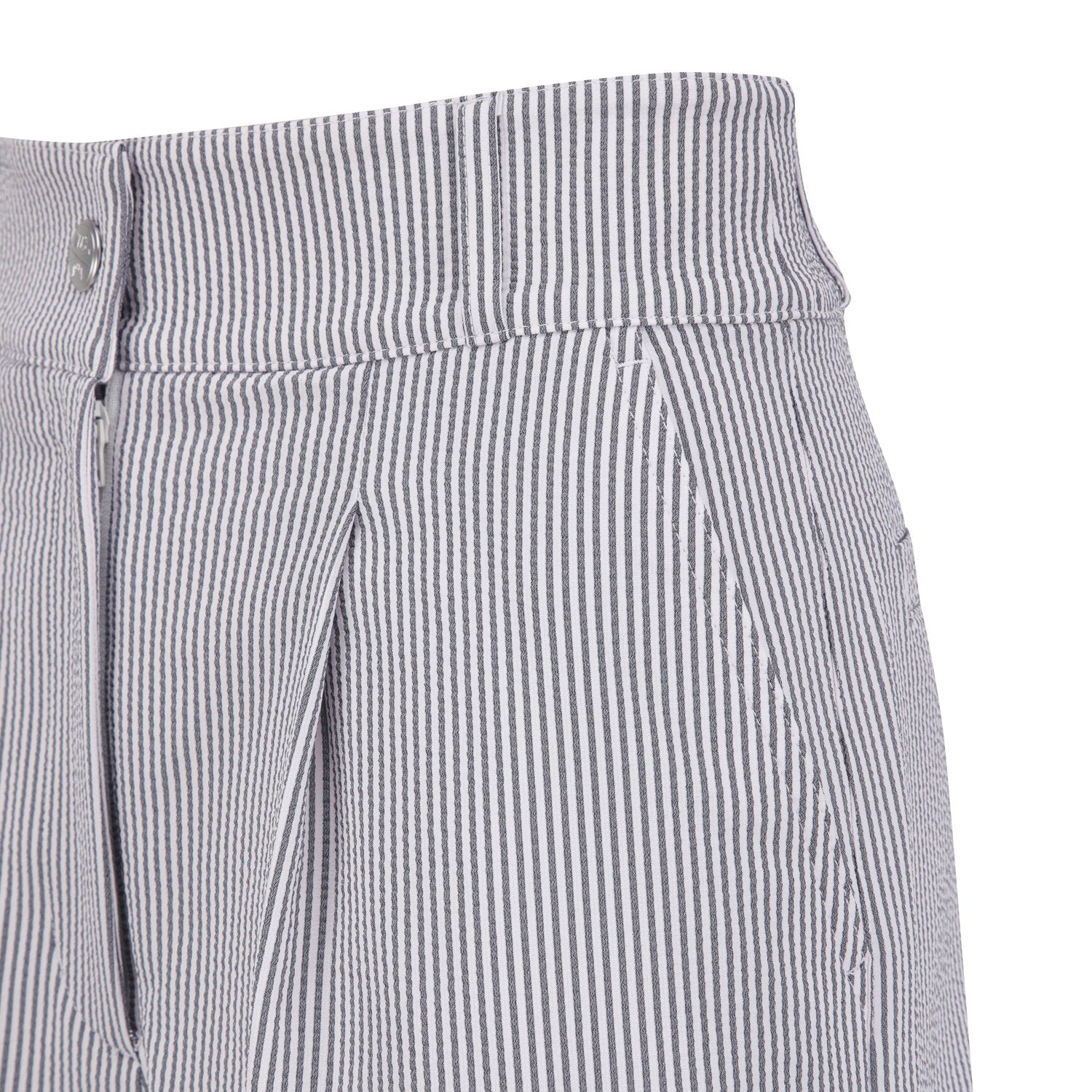 【WAAC X JONES】WOMEN シアサッカーショートパンツ ホワイト