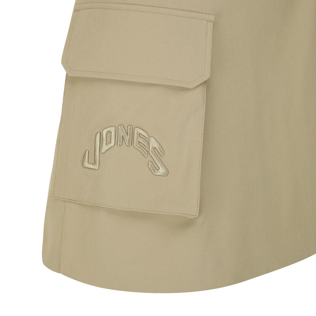 【25SS 新作|WAAC X JONES】WOMEN プリーツショートパンツ ベージュ