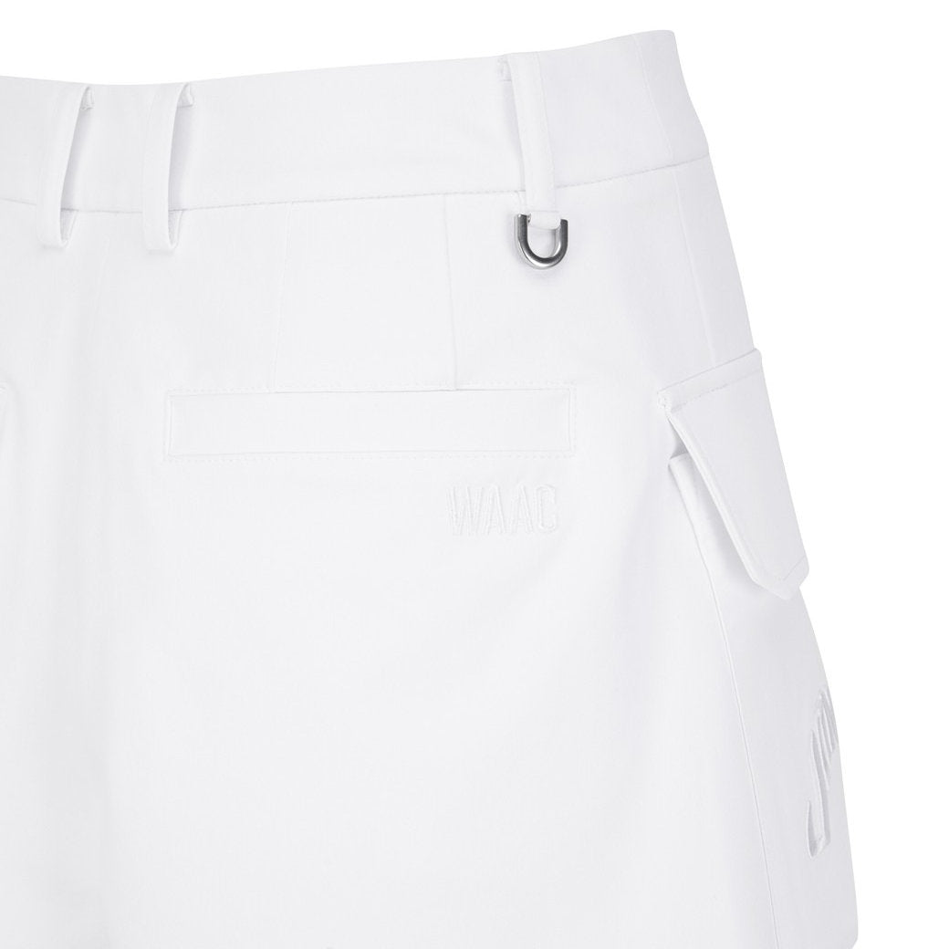 【WAAC X JONES】WOMEN プリーツショートパンツ ホワイト