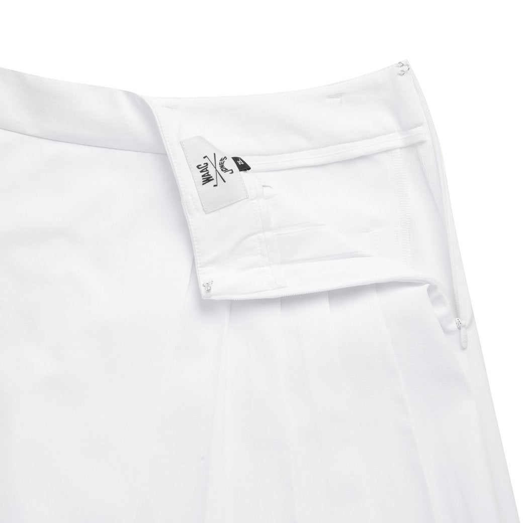 【WAAC X JONES】WOMEN プリーツショートパンツ ホワイト
