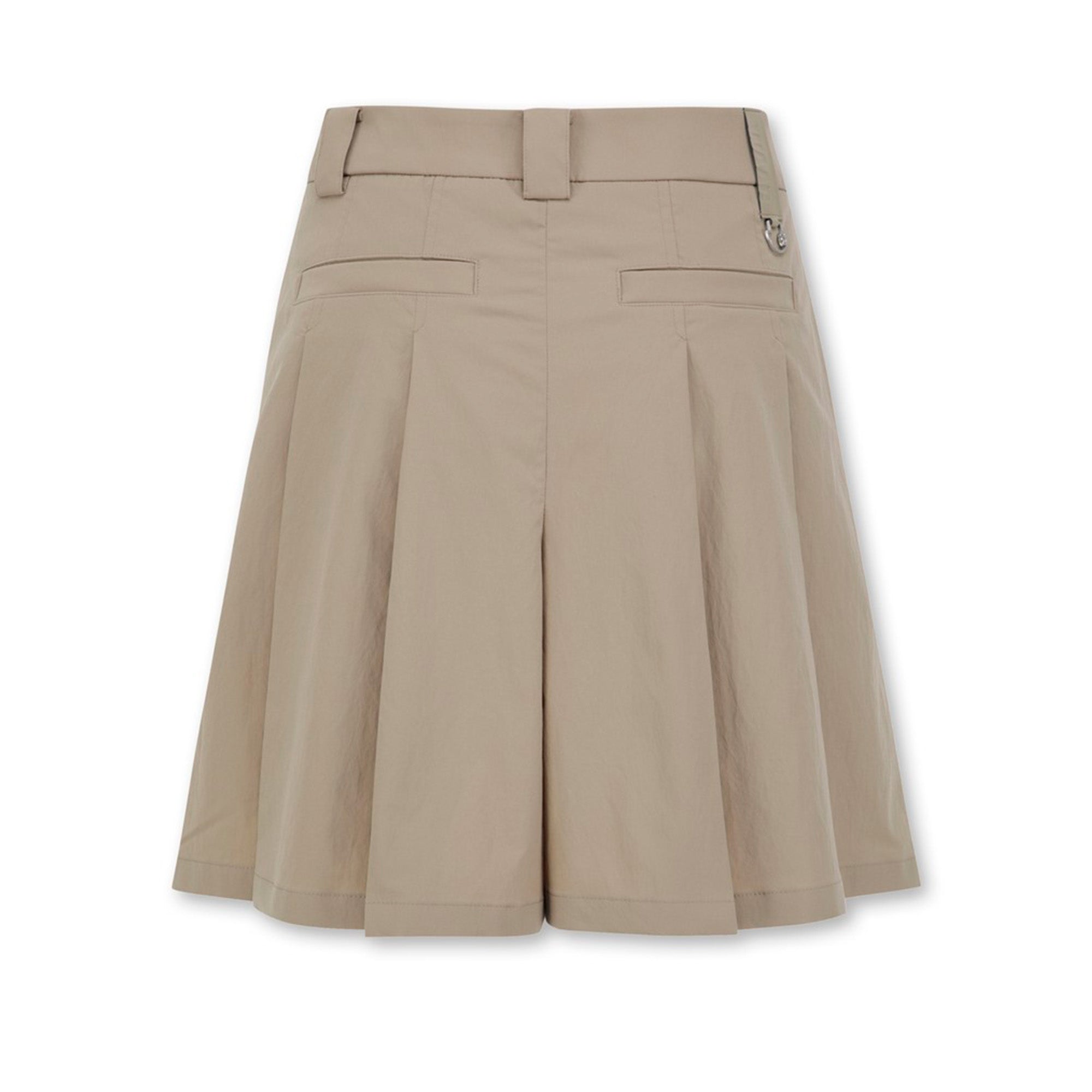 【25SS 新作】WOMEN バミューダプリーツパンツ ベージュ