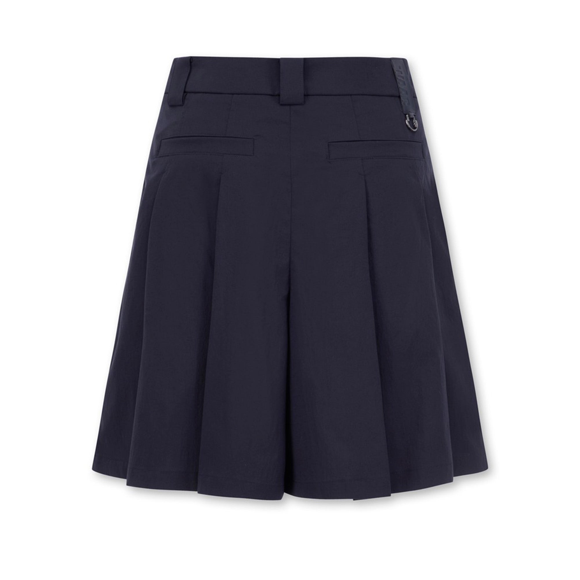 【25SS 新作】WOMEN バミューダプリーツパンツ ネイビー