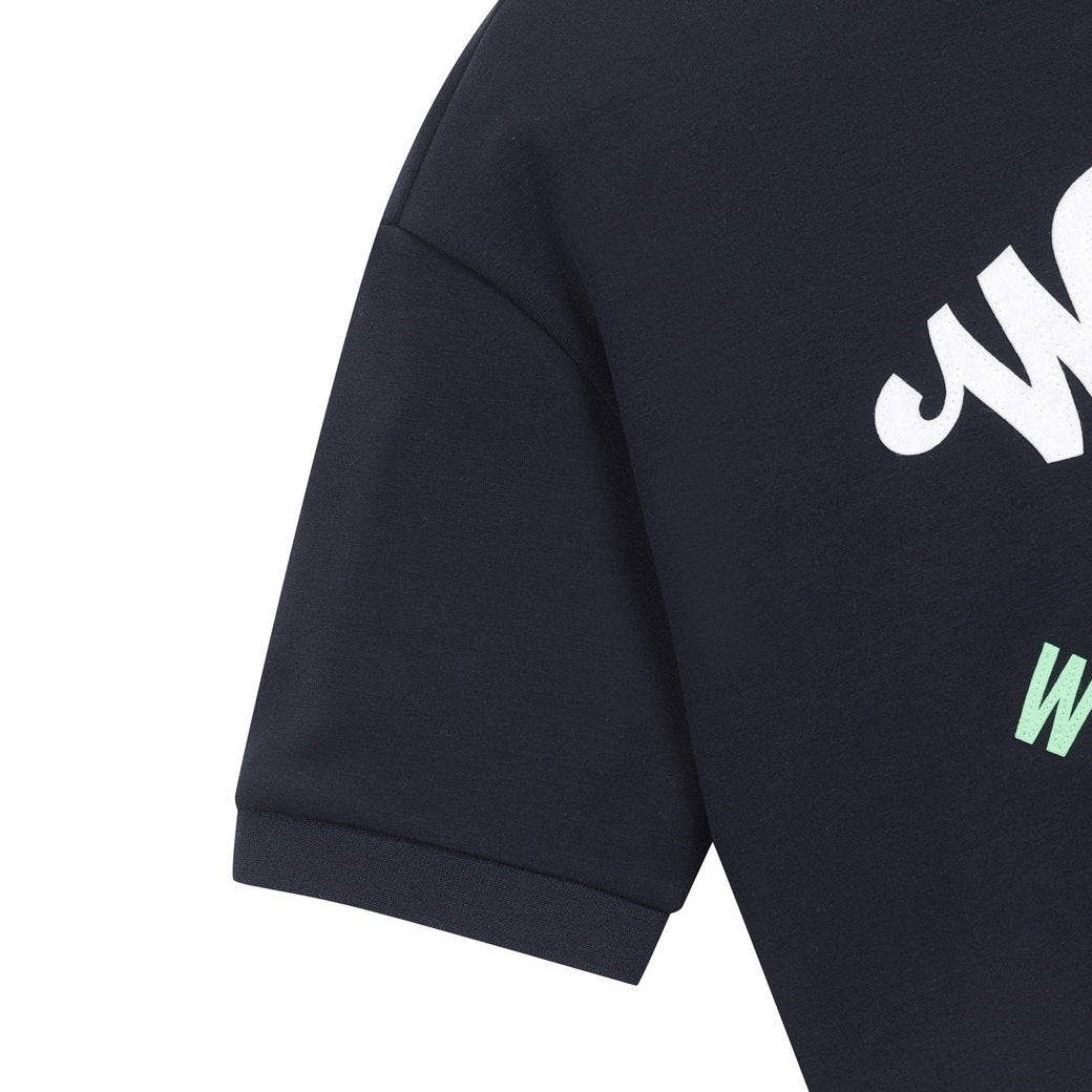 【25SS 新作|WEB限定】WOMEN ルーズフィットロゴスウェットシャツ ネイビー