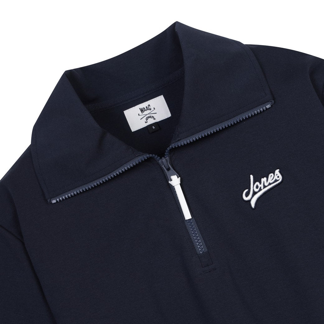 【WAAC X JONES】WOMEN ルーズフィットスウェットシャツ ネイビー