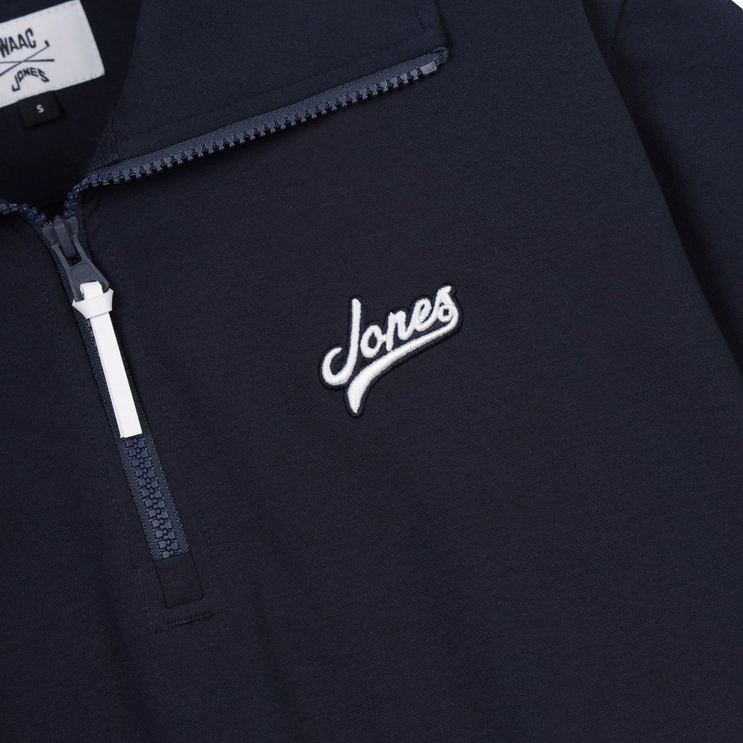 【WAAC X JONES】WOMEN ルーズフィットスウェットシャツ ネイビー
