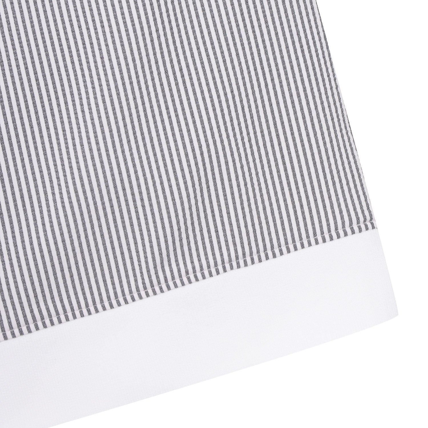 WOMEN シアサッカーショートスリーブプルオーバー ネイビー