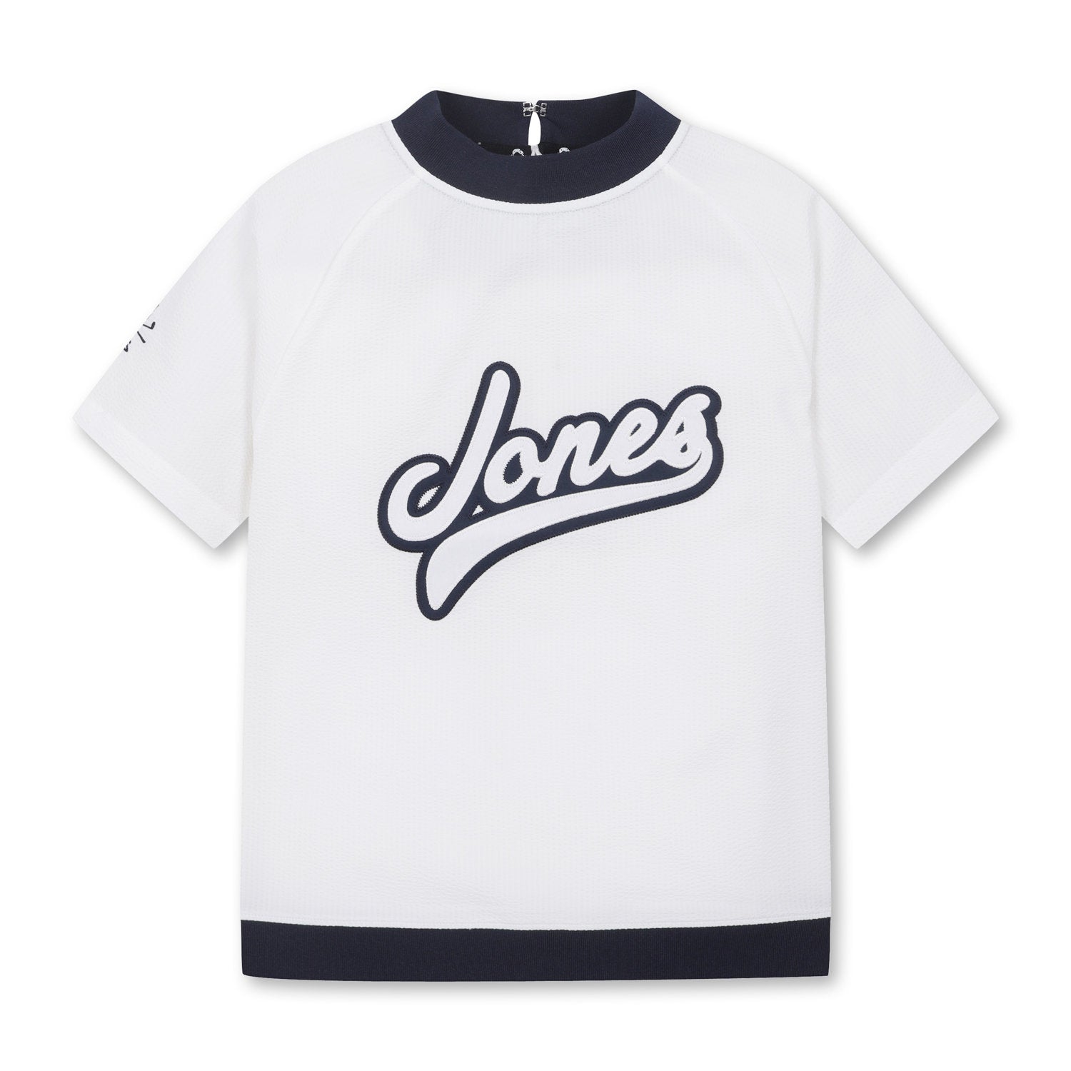 【25SS 新作|WAAC X JONES】WOMEN シアサッカーショートスリーブプルオーバー ホワイト