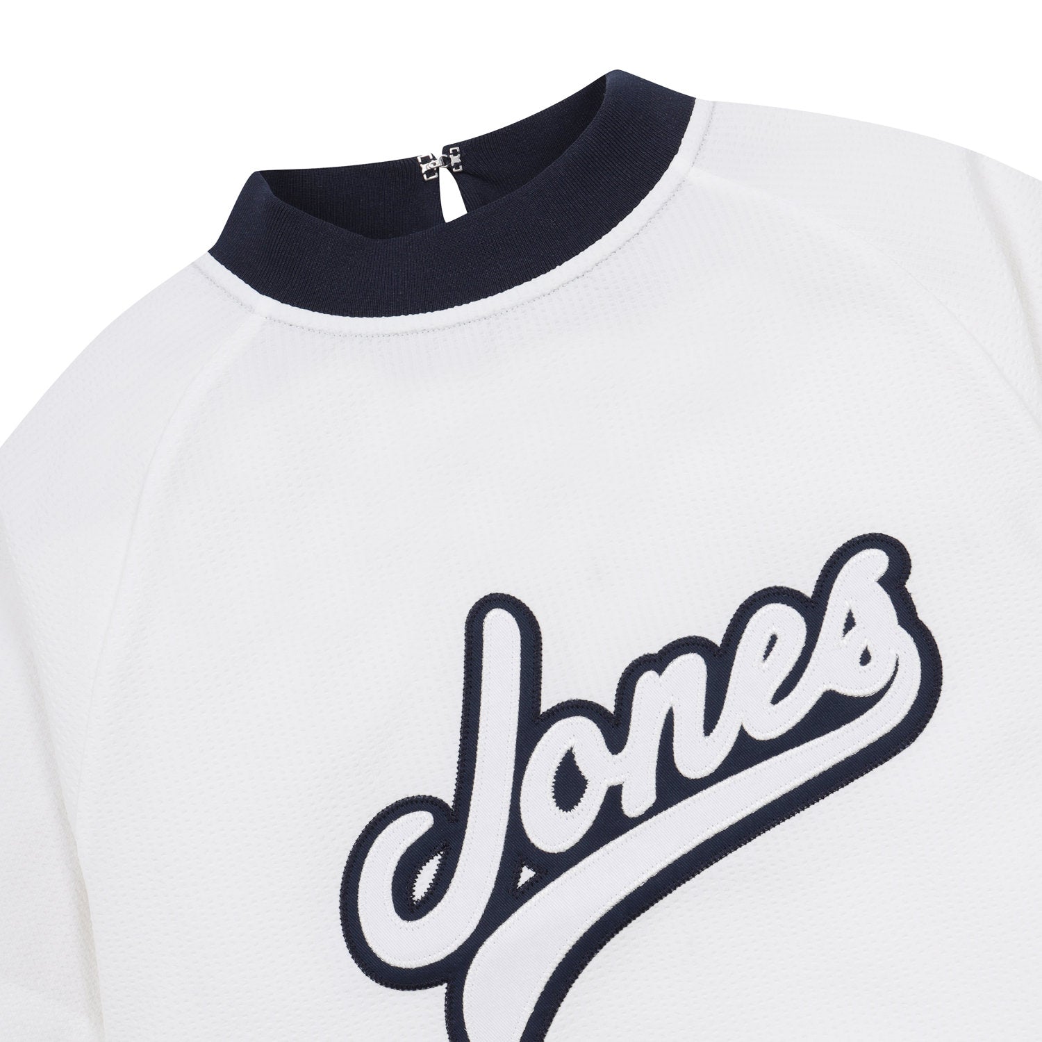 【WAAC X JONES】WOMEN シアサッカーショートスリーブプルオーバー ホワイト