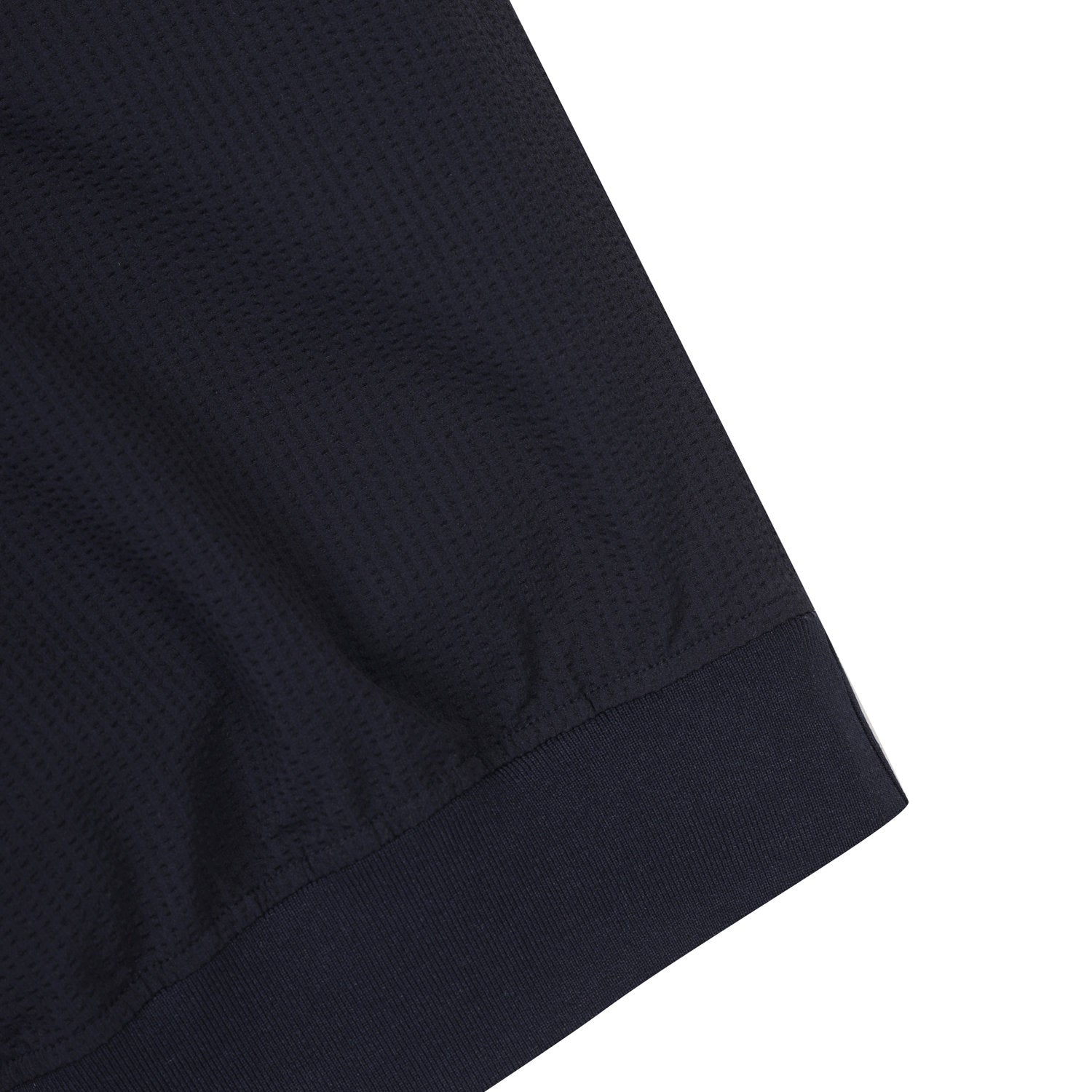 【25SS 新作|WAAC X JONES】WOMEN シアサッカーハーフジップトップス ネイビー