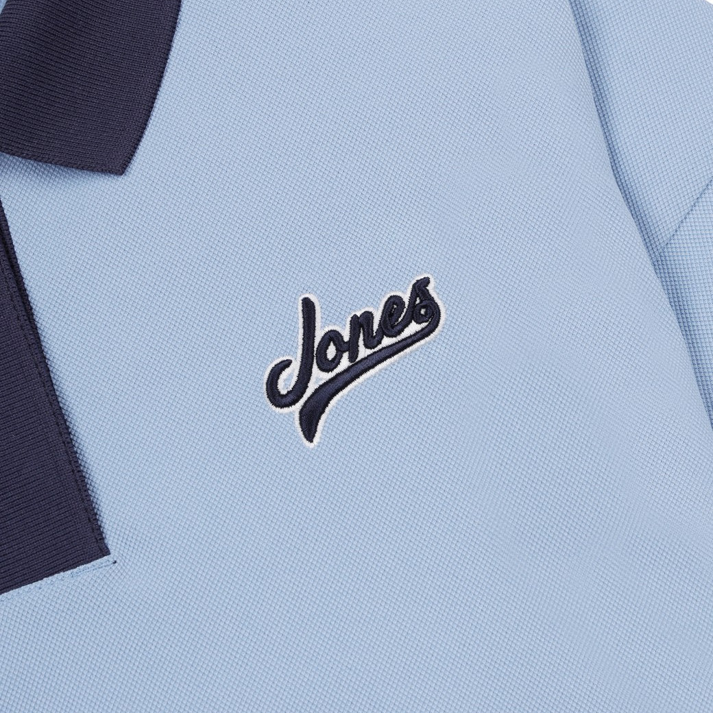 【WAAC X JONES】WOMEN ショートスリーブポロシャツ ライトブルー
