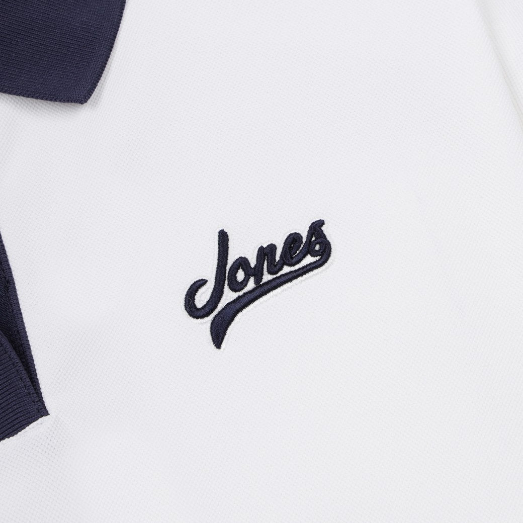 【WAAC X JONES】WOMEN ショートスリーブポロシャツ ホワイト
